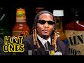 Offset Lets Out A Battle Cry While Eating Spicy Wings Hot Ones
