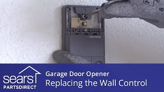 Replacing the Wall Control on a Garage Door Opener