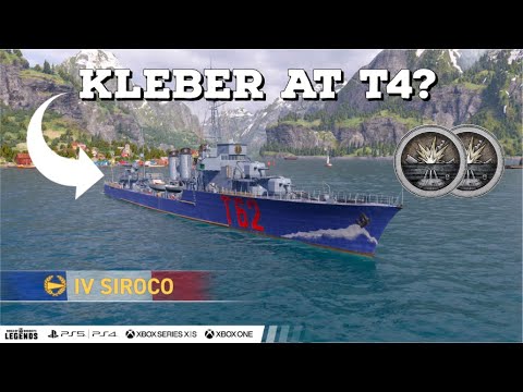A Kleber at T4?! Siroco is fun #wowslegends #worldofwarshipslegends