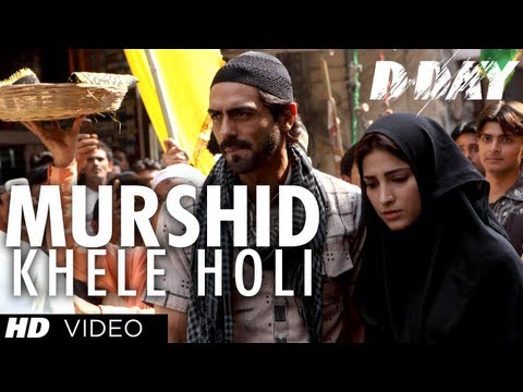 Murshid Khele Holi Video | D Day | Rishi Kapoor, Irrfan Khan, Arjun Rampal | Shankar, Ehsaan,Loy