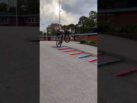 POV: Hitting the staircase of doom #bike