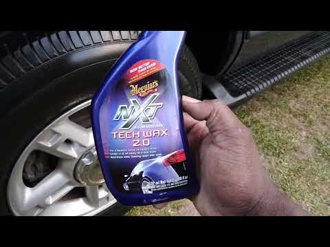 meguiar's tech wax 2.0 gives insane gloss & protection on dark paints