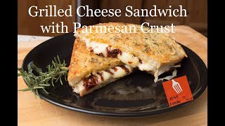 Best Parmesan Crusted Grilled Cheese