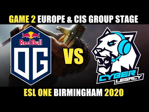 OG vs Cyber Legacy Game 2 Highlights - ESL One Birmingham 2020: Europe & CIS Group Stage Dota 2