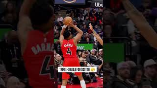 ANOTHER NIGHT, ANOTHER TRIPLE-DOUBLE FOR YA BOY SCOTTIE BARNES????