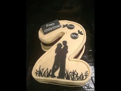 2nd anniversary cakes ideas