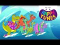 Surfing Dinosaurs, Kids Song - Happy Tunes
