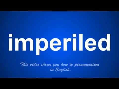 the correct pronunciation of impetrate in English. Video