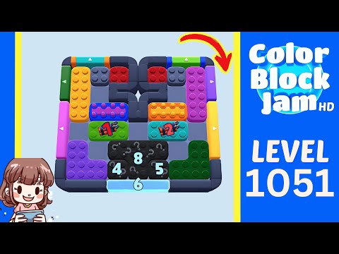 Color Block Jam Level 1051 Solution Walkthrough