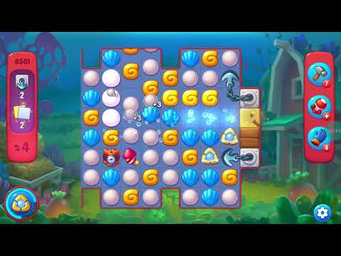 Fishdom Hard Level 8501 (with full horseshoe) @choraelmin