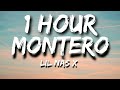 유튜브 다운로드 Lil Nas X - MONTERO (Call Me By Your Name) (Lyrics) 🎵1 Hour