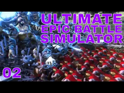 Ultimate Epic Battle Simulator - UEBS Gameplay 02 Spartans to the rescue