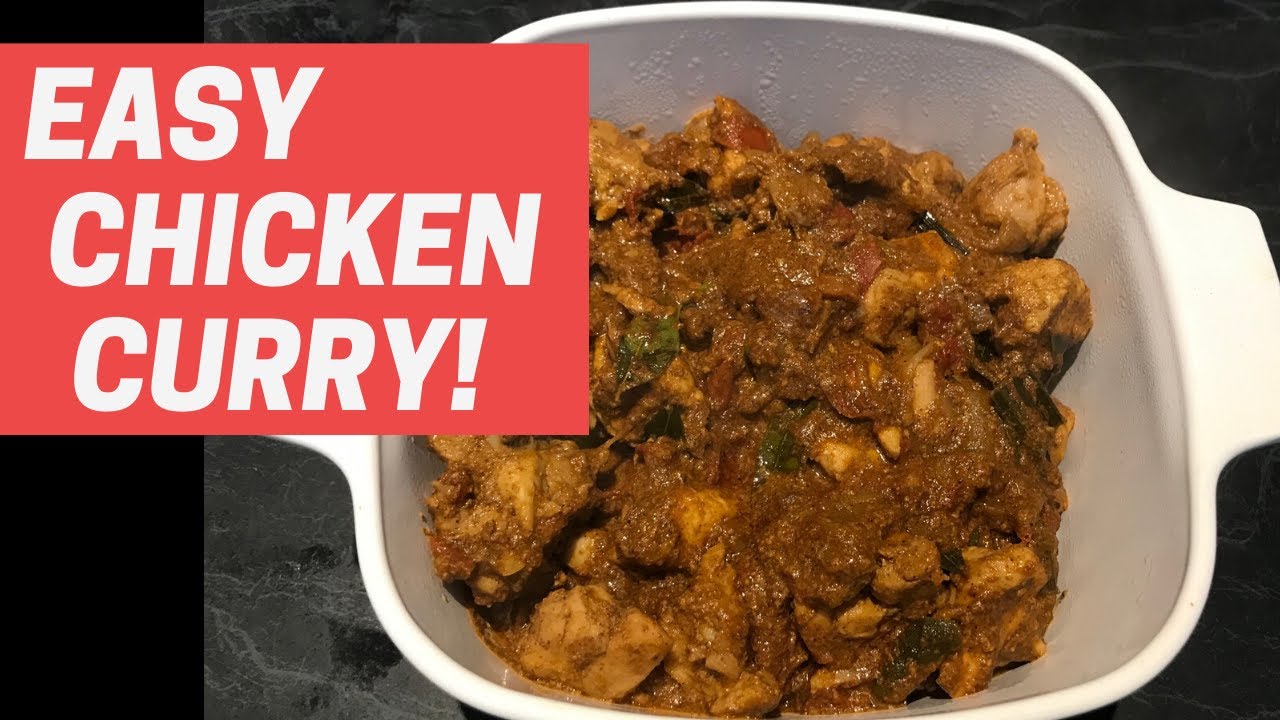 How to make CHICKEN CURRY