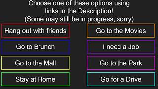 What-a-day! TG Interactive story - Choose your own Adventure!