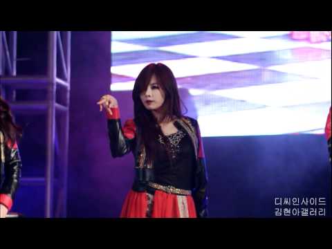 [HyunA Fancam] 4Minute - Volume Up @ KFM Hwaseongsi Public Broadcasting 120519