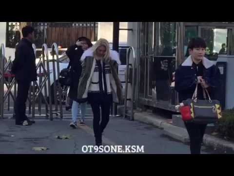 [HD Fancam] 161209 Music Bank SNSD GG HyoYeon 소녀시대 효연 뮤직뱅크 출근길 직캠