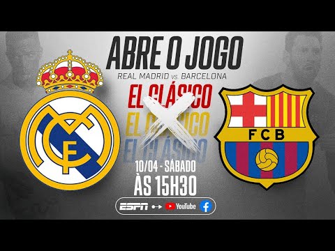 AO VIVO! REAL MADRID X BARCELONA POR LALIGA! NÃO PERCA NADA DO PRÉ-JOGO | EL CLÁSICO