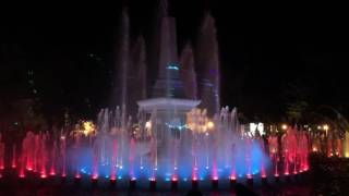 Dancing music fountain light and sound show vigan city Philippines February 2017  - monoking