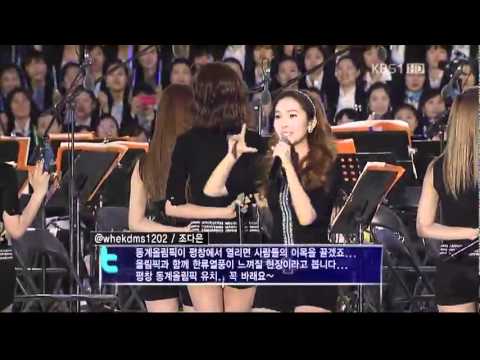 [110514] SNSD -  훗 (Hoot) LIVE @ 2018 PyeongChang Winter Olympic Games