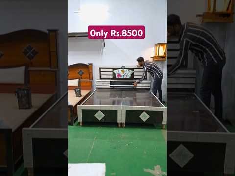 6/6 best bed particle board high quality Rs.8500 #bed #furniture #trending #viral #shorts #mp #new