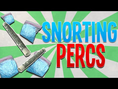 Snorting a Percocet (Do NOT try this at home)