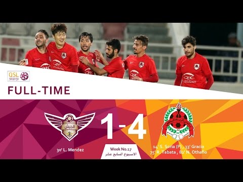 El Jaish 1 - 4 Al Rayyan (Week 17)