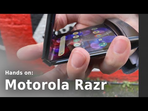 Motorolas Falt-Klapp-Phone Razr in einem ersten Hands-On
