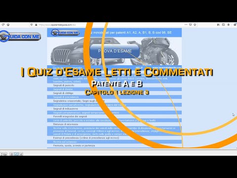 Quiz patente B per argomento: capire i trucchi dei quiz per superare l'esame.