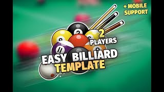 Easy 8 Ball Pool (Billiard) Template (PC/Mobile) video preview