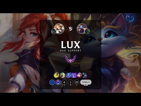 Lux Support vs Yuumi - EUW Master Patch 12.16