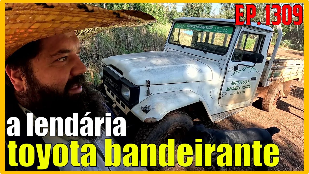 mostrando a Toyota bandeirante