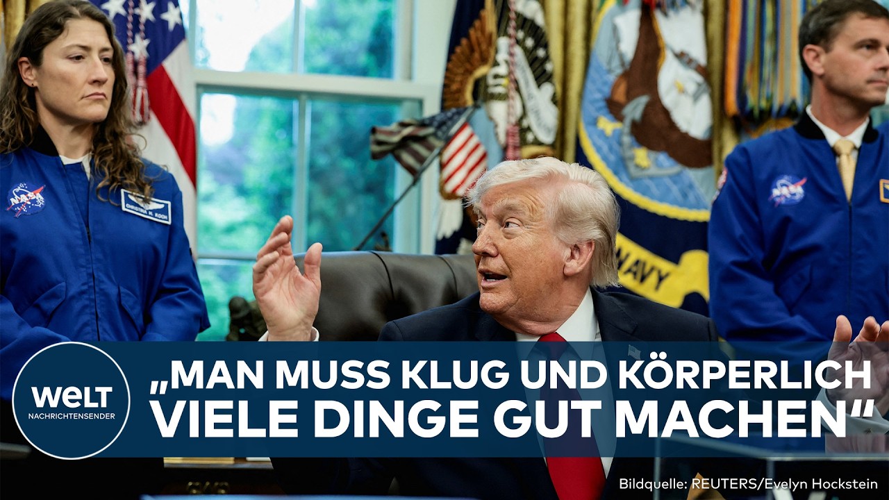 USA: Krude Aussagen von Trump lassen aufhorchen! Artemis-2-Crew zu Besuch im Weißen Haus