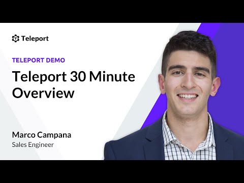 Teleport Demo - 30 Minute Overview