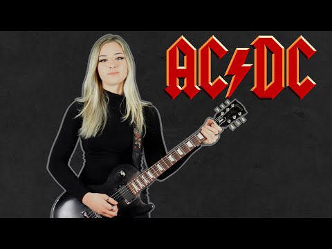 SHOOT TO THRILL - AC/DC | Guitar Cover + Solos by Anna Cara