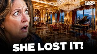 Woman Has COMPLETE MELTDOWN Over Trump Tower Decor 😂