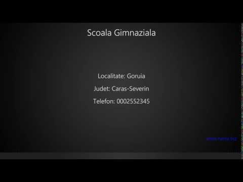 Scoala Gimnaziala Goruia