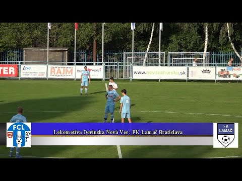 Lokomotíva Devínska Nová Ves : FK Lamač Bratislava 4 : 1 Highlighty + rozhovory 2223 HD