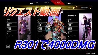 ［リクエスト動画］　弱体化されたR-301で4000DMG　PS4