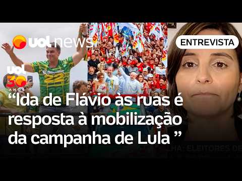 Ida de Flávio às ruas é resposta à mobilização da campanha de Lula após o 1º turno, diz professora