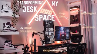 Modern Office Makeover & Desk Setup Tour I DIY Transformation
