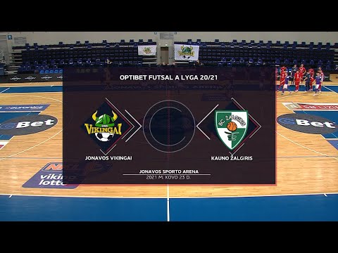 Optibet Futsal A Lyga | Jonavos Vikingai - Kauno Žalgiris| Rungtynių Santrauka |