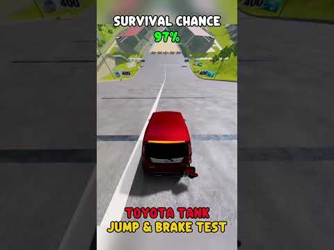 Part 351 | Jump & Brake Test #beamngdrive  #beamngcrashes