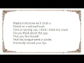 Idina Menzel - Think Too Much Lyrics