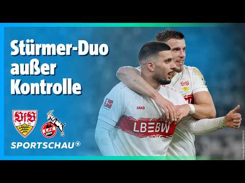 VfB Stuttgart – 1. FC Köln Highlights Bundesliga, 22. Spieltag | Sportschau Fußball