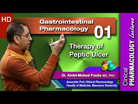 GIT Pharmacology (Ar) - 01 - Therapy of peptic ulcer disease