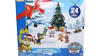 Paw Patrol Advent Calendar 2017 Unboxing Toy Review