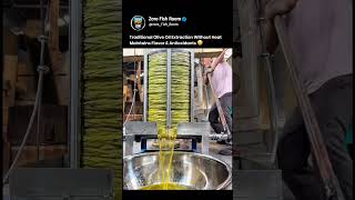 Traditional Olive Oil Extraction Without Heat Maintains Flavor & Antioxidants😳