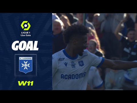 Goal Nuno DA COSTA (42' - AJA) AJ AUXERRE - OGC NICE (1-1) 22/23