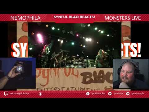 Syn Simpin Activated!!  Synful Blaq Reacts - Nemophila - Monsters (Live)