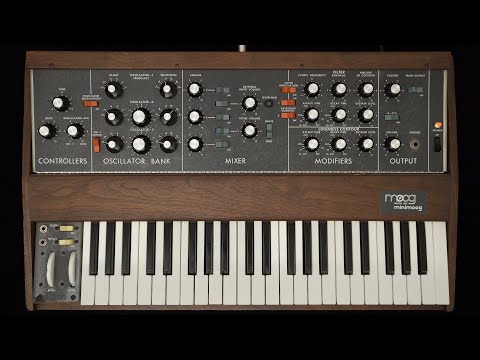 How to use the Moog Model D Minimoog Synth from 1973 Complete Tutorial